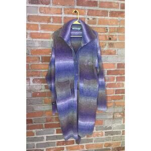 Purple Ombrage Oversized Sweater Size Large